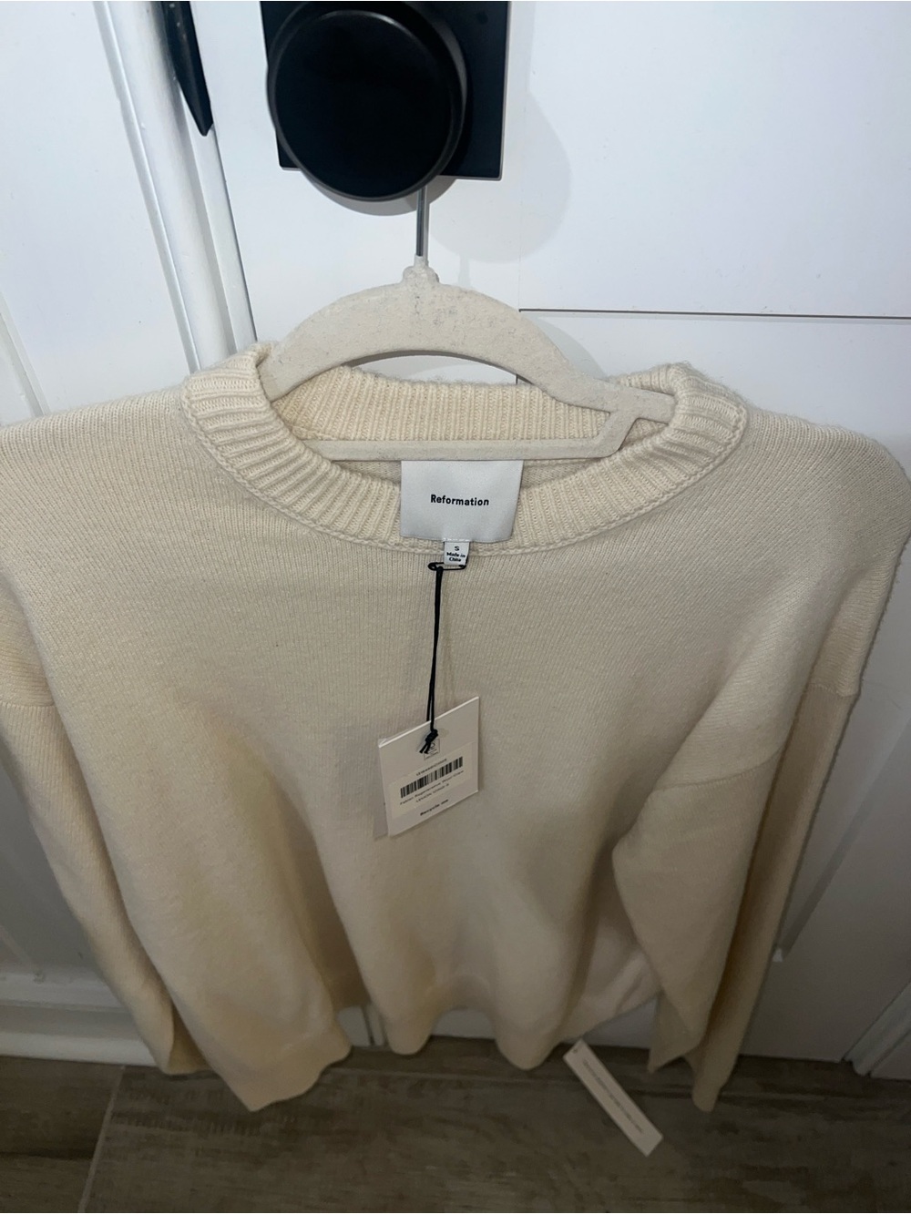 Reformation Fabian Crew Sweater NWT